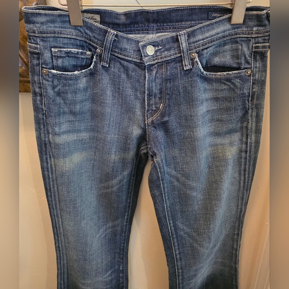 Citizens Of Humanity Dark Blue Flare Jeans 29 x 31 - Picture 3 of 9